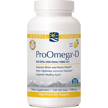 ProOmega-D® Lemon 1000mg 120 gels - Nordic Naturals - welzo