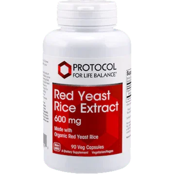 Red Yeast Rice Extract 90 vegcaps - Protocol For Life Balance - welzo