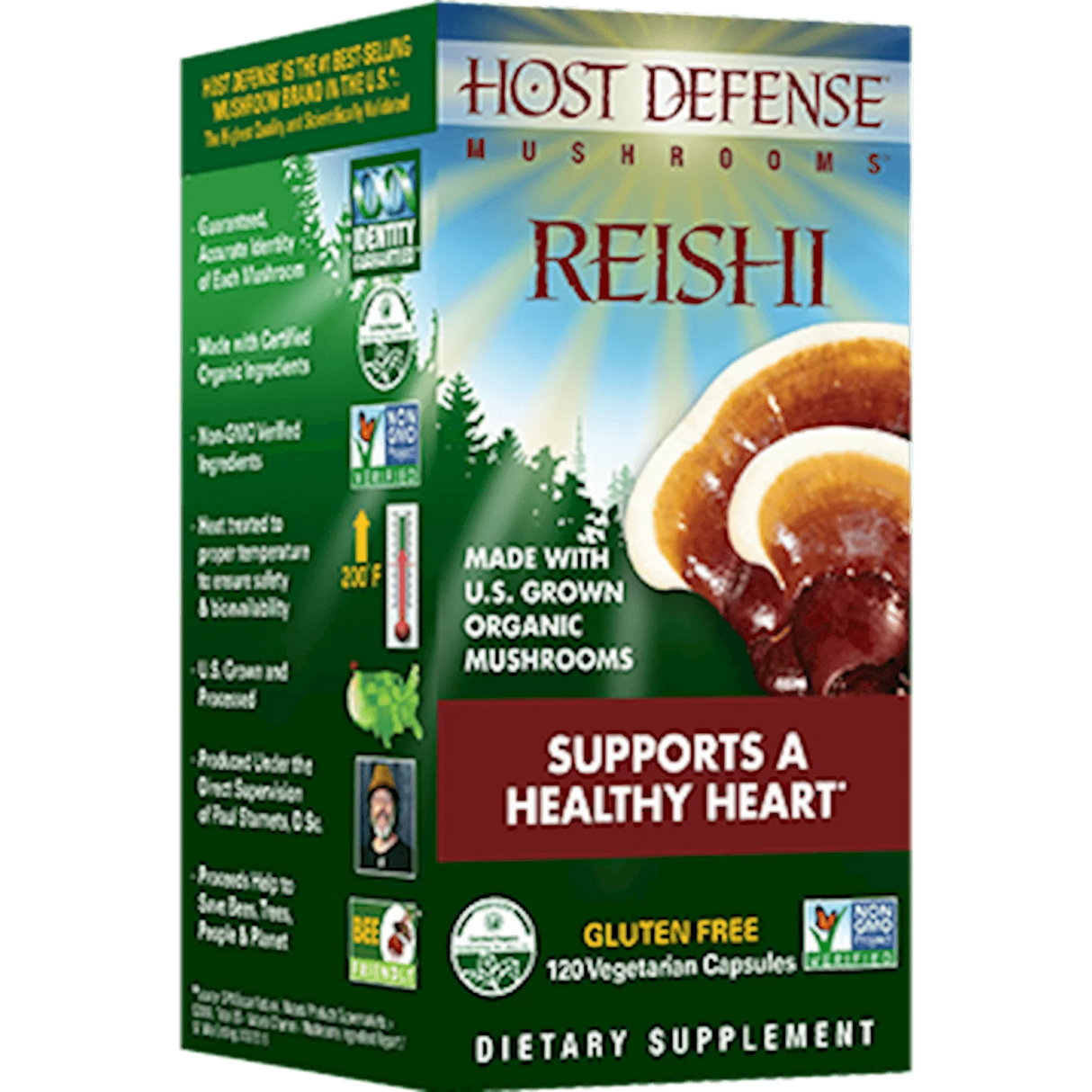 Reishi 120 Capsules - Host Defense - welzo