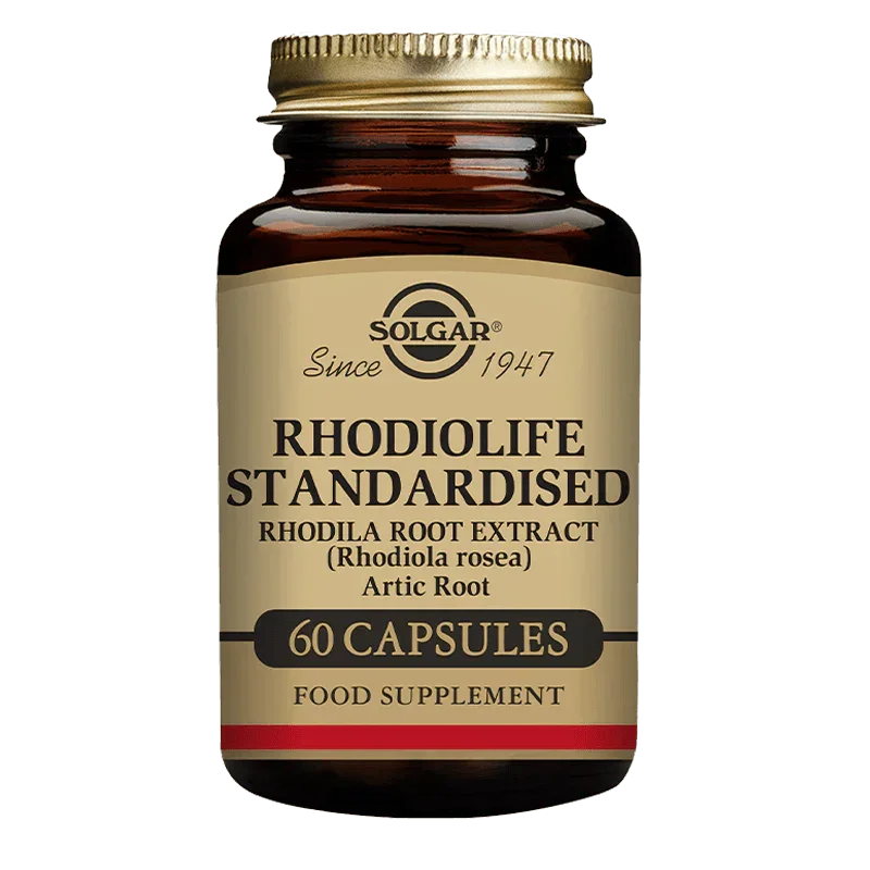 Rhodiola Standardised Rhodiola Root Extract, 60 Veggie Caps - Solgar - welzo
