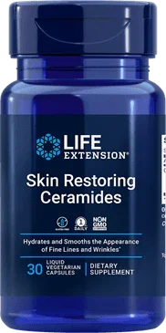 Skin Restoring Ceramides, 30 Liquid Vegetarian Capsules - Life Extension - welzo