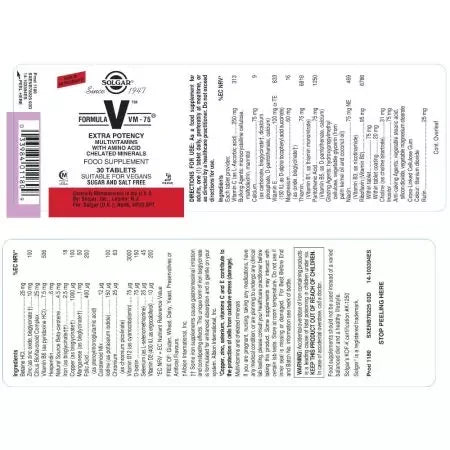 Solgar Formula VM75 Tablets Pack of 30