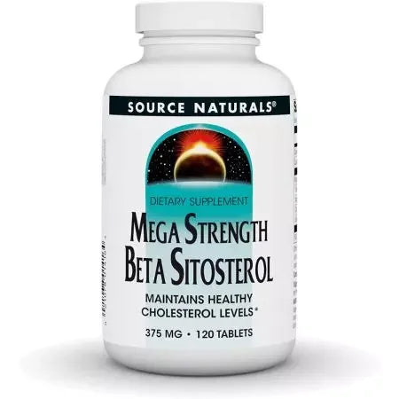 Source Naturals BetaSitosterol Mega Strength 375mg Tablets