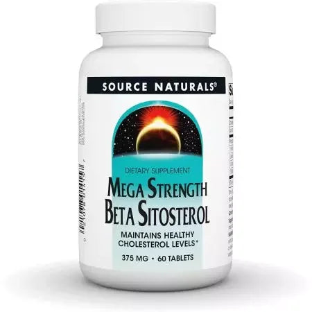 Source Naturals BetaSitosterol Mega Strength 375mg Tablets