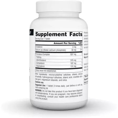 Source Naturals BetaSitosterol Mega Strength 375mg Tablets