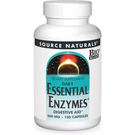 Source Naturals Essential Daily Enzymes 500mg Capsules