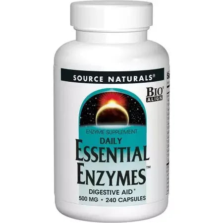 Source Naturals Essential Daily Enzymes 500mg Capsules