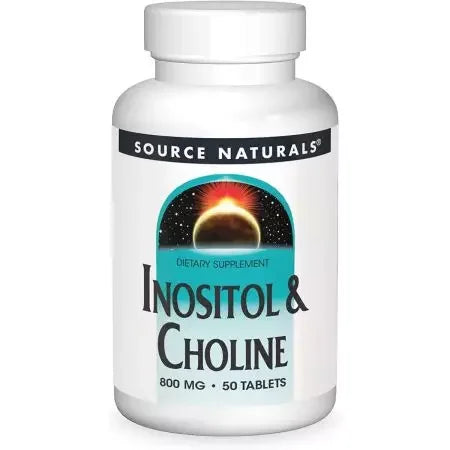 Source Naturals Inositol & Choline 800mg Tablets
