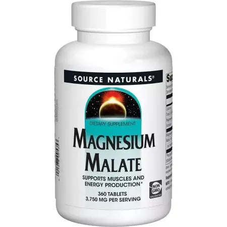 Source Naturals Magnesium Malate 1250mg Tablets