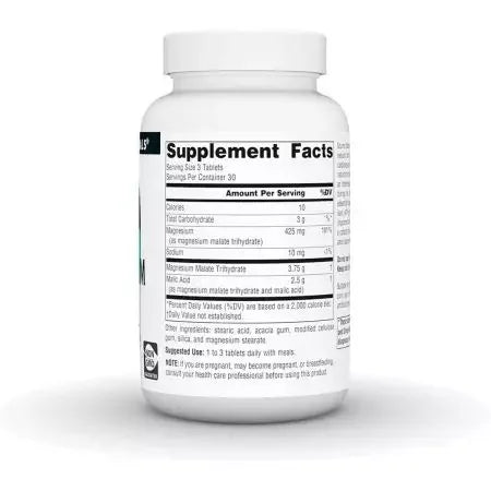 Source Naturals Magnesium Malate 1250mg Tablets