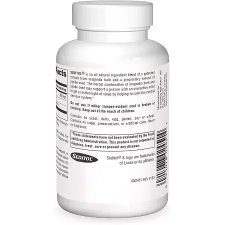 Source Naturals Seditol 365mg Capsules