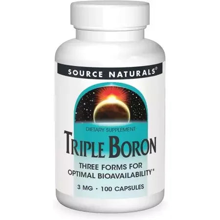 Source Naturals Triple Boron 3mg 100 Capsules