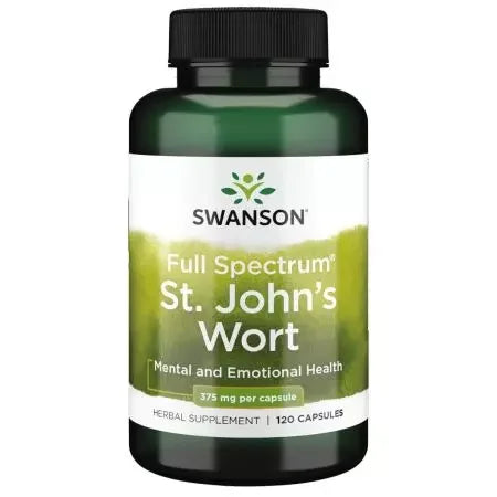 Swanson Full Spectrum St. John's Wort 375 mg Capsules