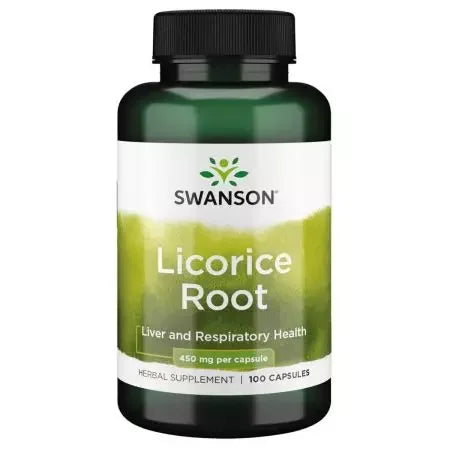 Swanson Licorice Root 450 mg 100 Capsules