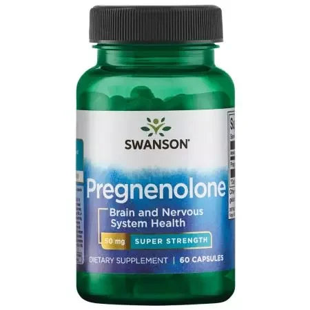 Swanson SuperStrength Pregnenolone 50mg 60 Capsules