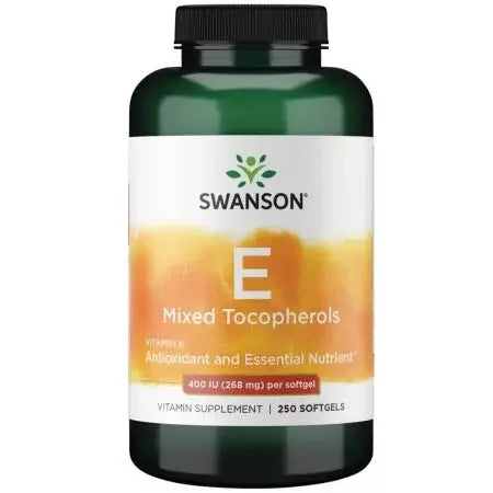Swanson Vitamin E Mixed Tocopherols 400iu Softgels
