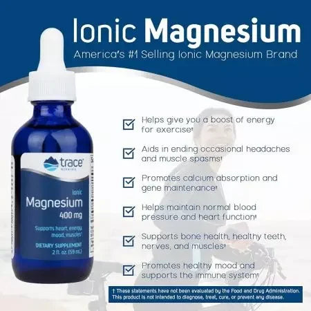 Trace Minerals Ionic Magnesium 400mg