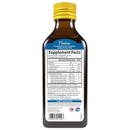 Carlson Labs The Very Finest Fish Oil 1,600mg