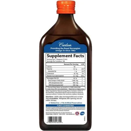 Carlson Labs The Very Finest Fish Oil 1,600mg