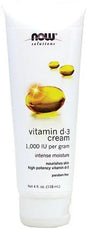 NOW Foods Vitamin D-3 Cream - 118 ml.