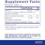 Pure Encapsulations Buffered Ascorbic Acid, 250 Capsules