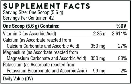 Thorne Buffered C Powder 8.15oz (231g)