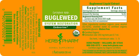 Herb Pharm Bugleweed, 1 fl oz