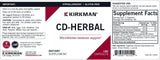 Kirkman Labs CD-Herbal, 180 Capsules (Hypoallergenic)