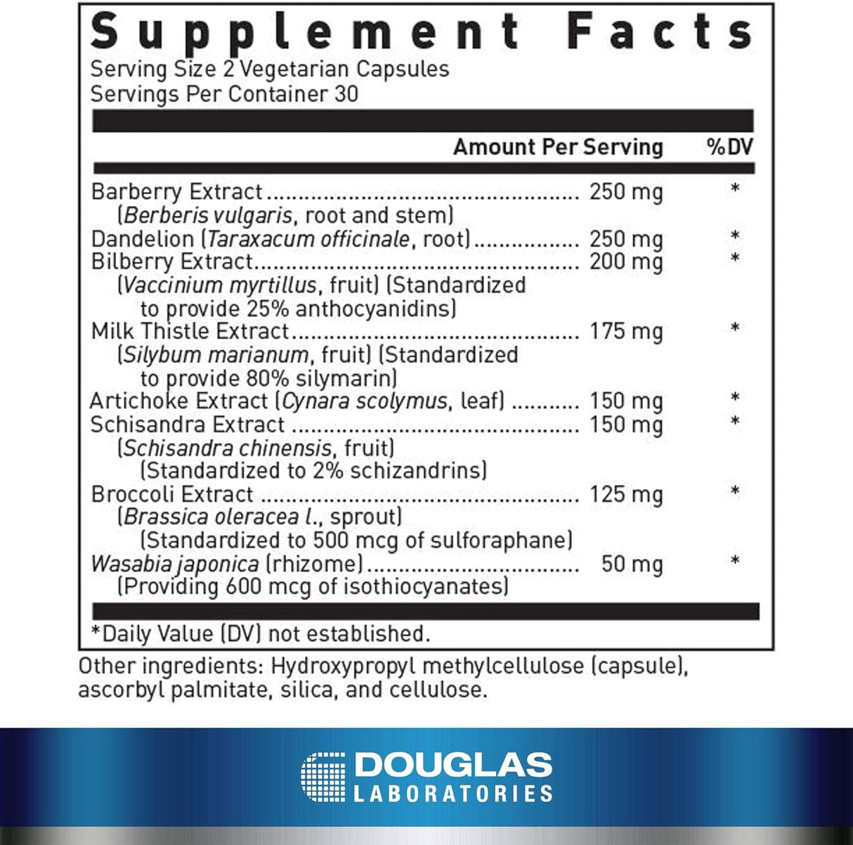 Douglas Labs - Ultra Liver Support (60 veg caps) - SOI*)