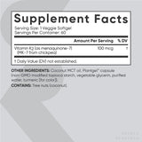 Sports Research Vitamin K2, 100 mcg, 60 Veggie Softgels