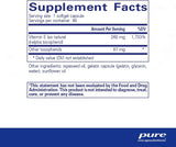 Pure Encapsulations Vitamin E (with mixed tocopherols) 400 IU, 90 softgels