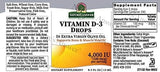 Nature's Answer Vitamin D3 Drops, 4000 IU, 15 ml