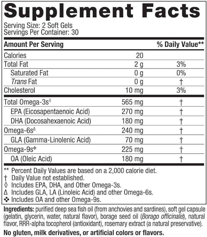 Nordic Naturals Complete Omega (Lemon) 60 Soft Gels