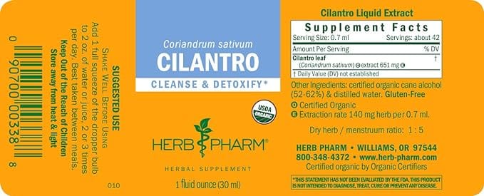 Herb Pharm Cilantro, 1 fl oz