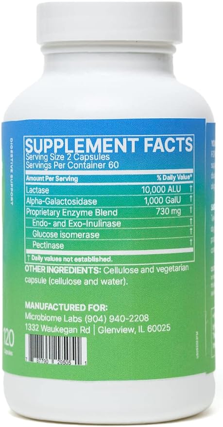 Microbiome Labs Fodmate (120 Capsules)