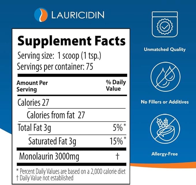 Lauricidin (227g) - Monolaurin