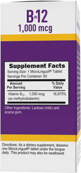 Superior Source Methylcobalamin B-12 1000 mcg, B-6 & Folic Acid - 60 MicroLingual Tablets