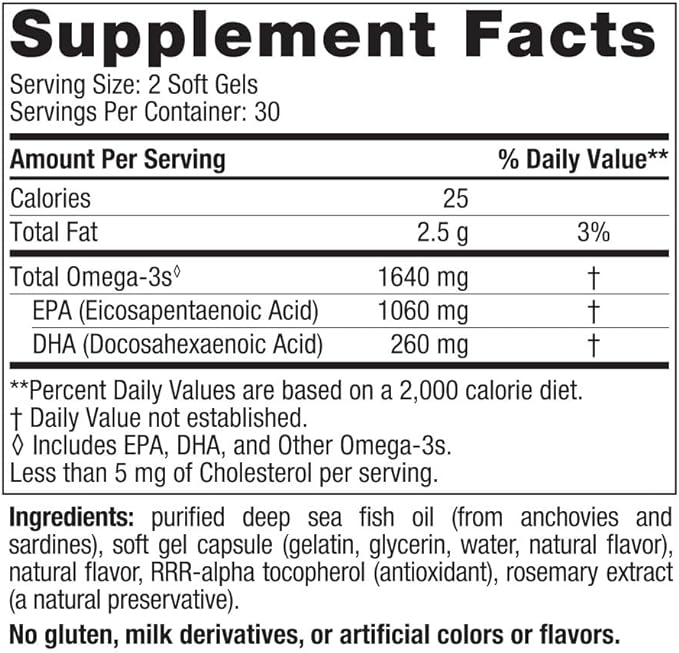 Nordic Naturals EPA Xtra (Lemon) - 60 Soft Gels