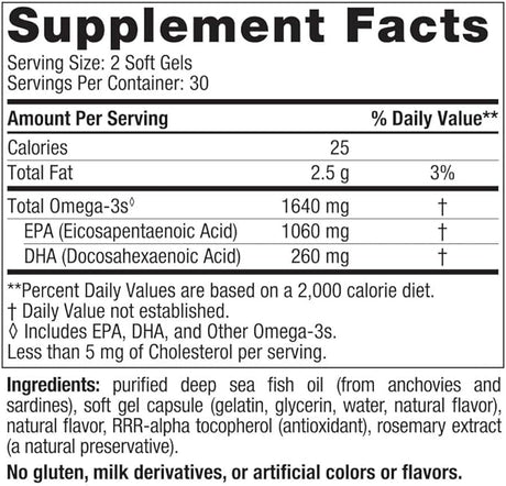 Nordic Naturals EPA Xtra (Lemon) - 60 Soft Gels