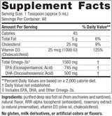 Nordic Naturals - Omega-3D (Lemon) 237 ml