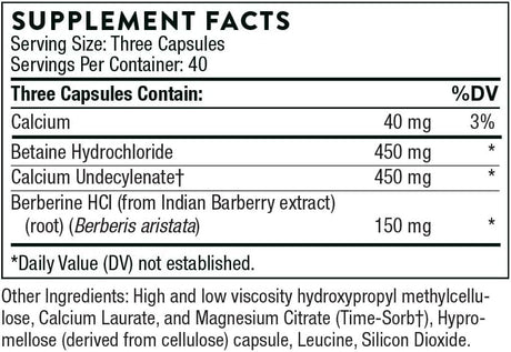 Thorne Research Undecyn - 120 Veggie Caps