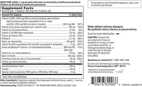 Klaire Labs Multi-Vitamin Complex, 60 Capsules