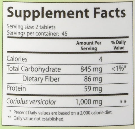 MRL Coriolus Versicolor 500 mg 90 tabs