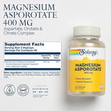 Solaray Magnesium Asporotate - 120 Veggie Caps