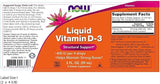 Now Foods Liquid Vitamin D3 60ml