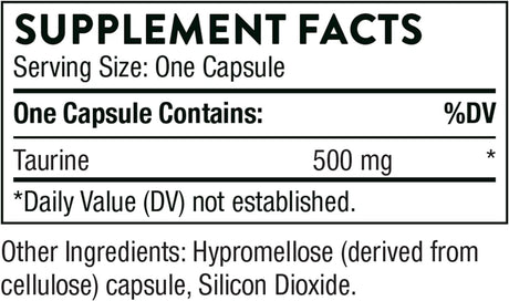 Thorne Research - Taurine, 90 Veggie Caps