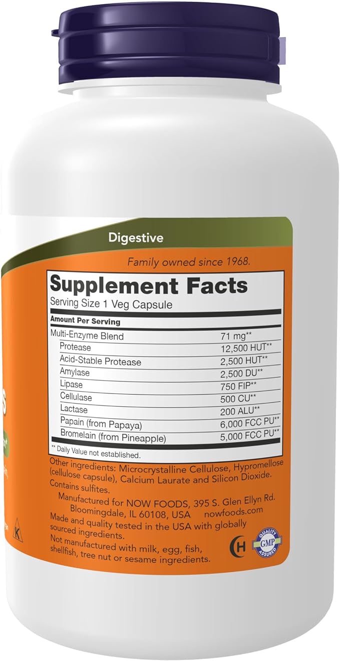 Now Foods Plant Enzymes, 240 Veg Capsules