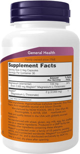 Now Foods Magtein - 90 Veg Capsules