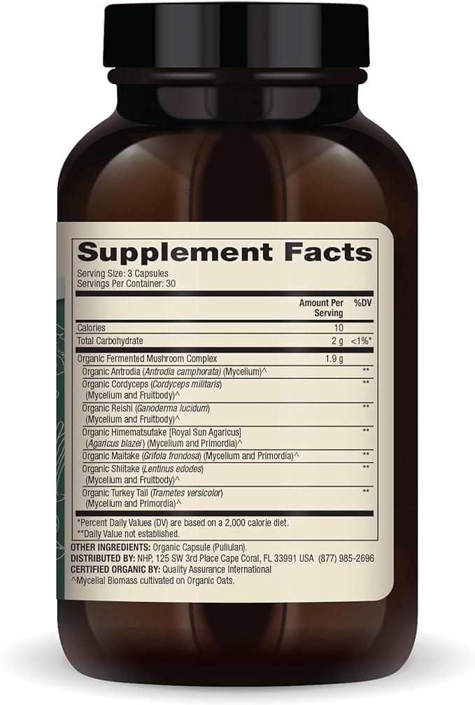 Mercola Fermented Mushroom Complex, 90 Capsules