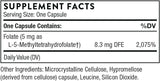 Thorne 5-MTHF Methyl Folate - 15 mg (30 Veg Caps)